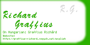 richard graffius business card